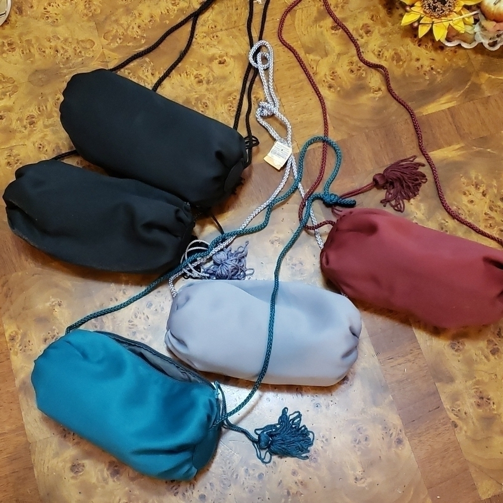 Vintage Satin Like Shoulder Evening Bags Original Tags Request Color in bundle
